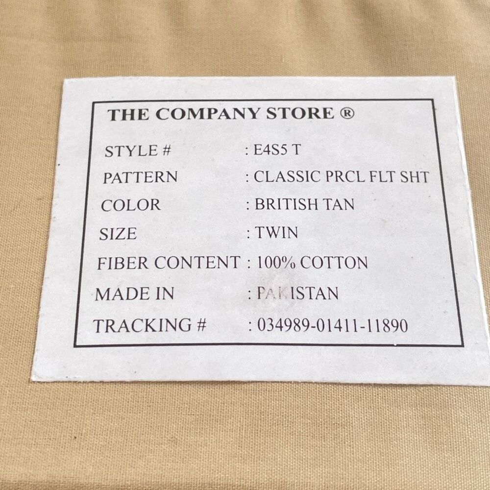 Lot of Sheets & Pillow Cases From The Company Store Cotton Twin XL Fitted & Flat - Picture 12 of 13
